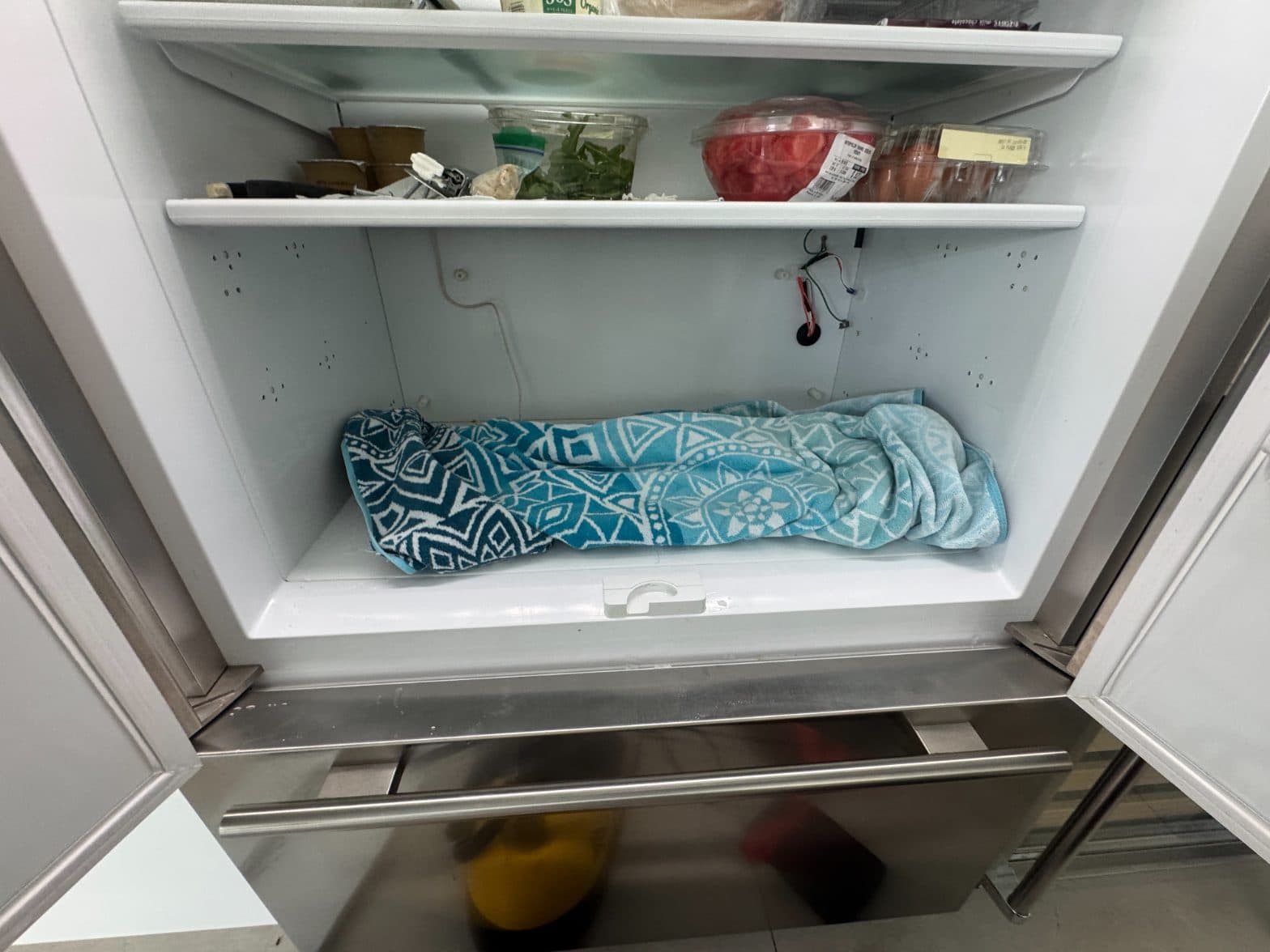 Sub-Zero ice buildup defrost repair for appliance repair in Lakewood Ranch, Florida